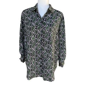 Michael Kors long sleeve ladies blouse-Size Large